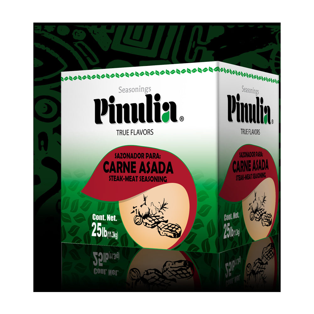 PINULIA Carne Asada Seasoning — 25 lb Case | Free Shipping